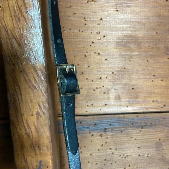 The Cambridge Satchel Company Black and Gold Crossbody Bag - Picture 3 of 5